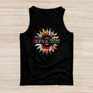 Happy National Hispanic Heritage Month All Countries Heart Tank Top