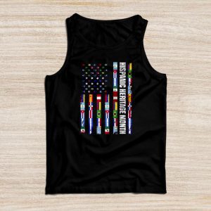 Hispanic Heritage Month Shirts All Countries Flag Hands Special Tank Top