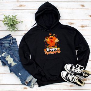 Happy Thanksgiving For Turkey Day Family Dinner Hoodie 1 3