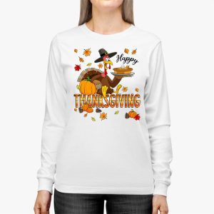 Happy Thanksgiving For Turkey Day Family Dinner Longsleeve Tee 2 2