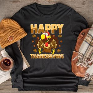 Happy Thanksgiving For Turkey Day Family Dinner Longsleeve Tee