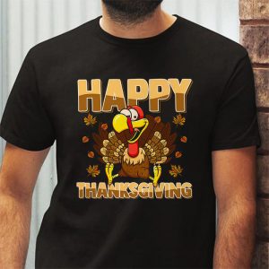 Happy Thanksgiving For Turkey Day Family Dinner T Shirt 3 4