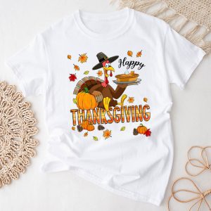 Happy Thanksgiving For Turkey Day Family Dinner T-Shirt