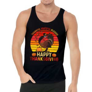 Happy Thanksgiving For Turkey Day Family Dinner Tank Top 3