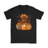 Highland Cow Fall And Leaves Pumpkins Autumn Thanksgiving T-Shirt