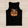 Highland Cow Fall And Leaves Pumpkins Autumn Thanksgiving Tank Top