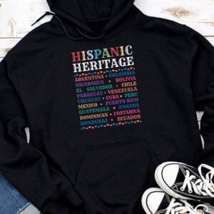 Hispanic Heritage Shirts National Latino Countries Special Hoodie