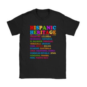 Hispanic Heritage Shirts National Latino Countries Special T-Shirt