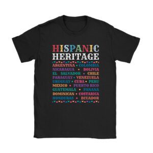 Hispanic Heritage Shirts National Latino Countries Special T-Shirt