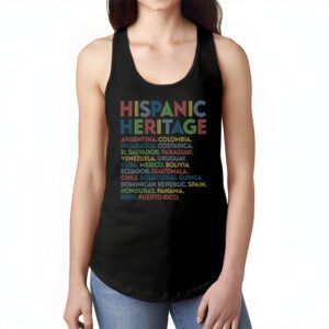 Hispanic Heritage Month 2023 National Latino Countries Flag Tank Top 1 1