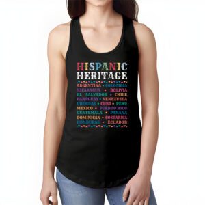 Hispanic Heritage Month 2023 National Latino Countries Flag Tank Top 1 3