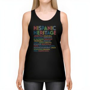 Hispanic Heritage Month 2023 National Latino Countries Flag Tank Top 2 1