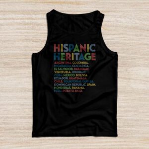 Hispanic Heritage Shirts National Latino Countries Special Tank Top