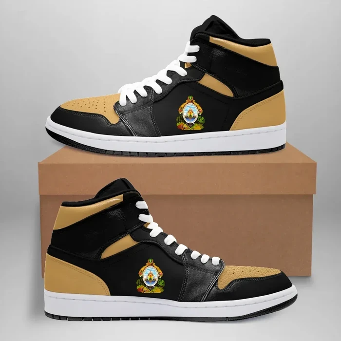 Honduras High Sneakers Air Jordan 1 - Retro Gold Toe (Version 2.0) JD1 Shoes