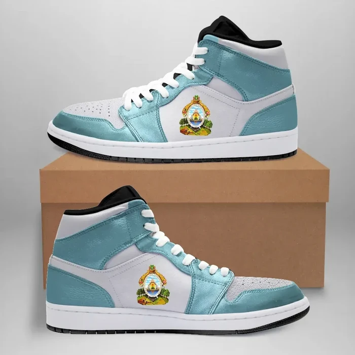 Honduras High Sneakers Air Jordan 1 - Turbo Green JD1 Shoes