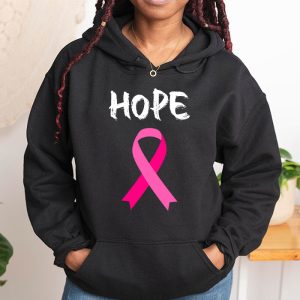 Hope Pink Ribbon Leopard Sunflower Breast Cancer Awareness Hoodie 1 4