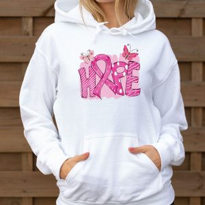 Hope Pink Ribbon Leopard Sunflower Breast Cancer Awareness Hoodie 3 3