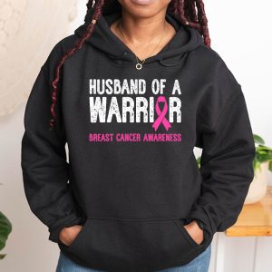 Husband Of A Warrior Breast Cancer Awareness Support Squad Hoodie 1 3