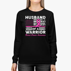 Husband Of A Warrior Breast Cancer Awareness Support Squad Longsleeve Tee 2 2