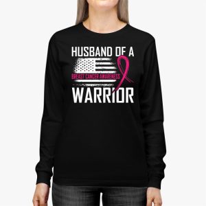 Husband Of A Warrior Breast Cancer Awareness Support Squad Longsleeve Tee 2 4