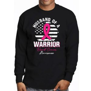 Husband Of A Warrior Breast Cancer Awareness Support Squad Longsleeve Tee 3 1