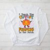 I Teach The Cutest Pumpkins In The Patch Retro Teacher Fall Longsleeve Tee