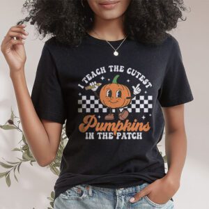 I Teach The Cutest Pumpkins In The Patch Retro Teacher Fall T Shirt 1 1