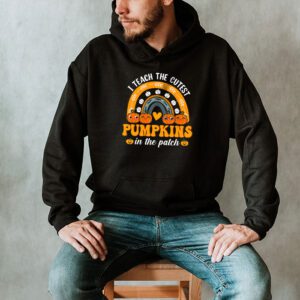 I Teach The Cutest Pumpkins In The Patch Teacher Halloween Hoodie 2 2