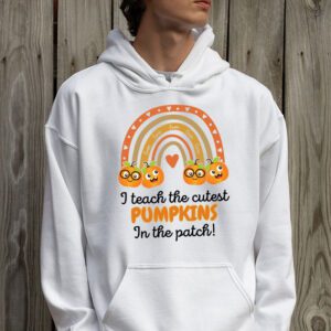 I Teach The Cutest Pumpkins In The Patch Teacher Halloween Hoodie 2