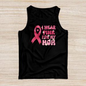 I Wear Pink For My Mom Breast Cancer Support Squads Tank Top