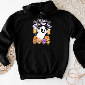 Funny Halloween Shirts I’m Just Here For The Boos Beer Lovers Drink Hoodie