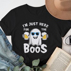 Im Just Here For The Boos Funny Halloween Beer Lovers Drink T Shirt 1 2