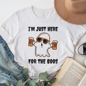 Im Just Here For The Boos Funny Halloween Beer Lovers Drink T Shirt 1 3