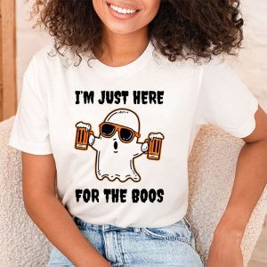 Im Just Here For The Boos Funny Halloween Beer Lovers Drink T Shirt 2 3