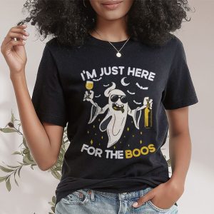 Im Just Here For The Boos Funny Halloween Beer Lovers Drink T Shirt 2 4