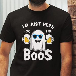 Im Just Here For The Boos Funny Halloween Beer Lovers Drink T Shirt 3 2