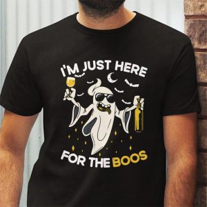 Im Just Here For The Boos Funny Halloween Beer Lovers Drink T Shirt 3 4