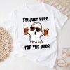I'm Just Here For The Boos Funny Halloween Beer Lovers Drink T-Shirt
