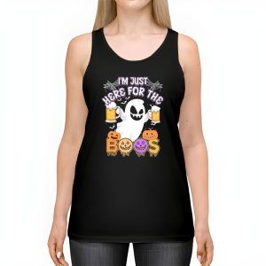 Im Just Here For The Boos Funny Halloween Beer Lovers Drink Tank Top 2 1