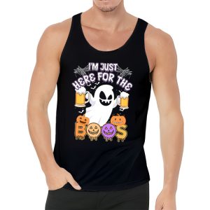 Im Just Here For The Boos Funny Halloween Beer Lovers Drink Tank Top 3 1