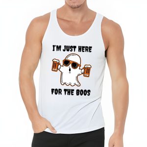 Im Just Here For The Boos Funny Halloween Beer Lovers Drink Tank Top 3 3