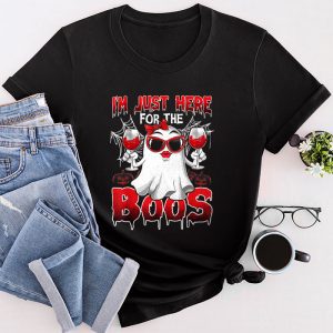Funny Halloween Shirts I’m Just Here For The Boos Ghost Cute T-Shirt