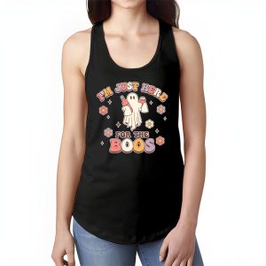 Im Just Here For The Boos Halloween Women Ghost Cute Funny Tank Top 1 2