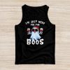 I'm Just Here For The Boos Halloween Women Ghost Cute Funny Tank Top