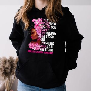 Im The Storm Strong Women Breast Cancer Warrior Pink Ribbon Hoodie 3