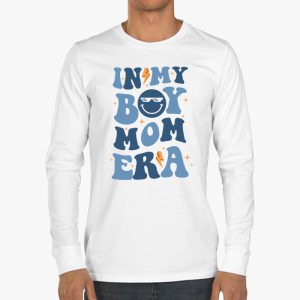 In My Boy Mom Era on back Longsleeve Tee 3 4