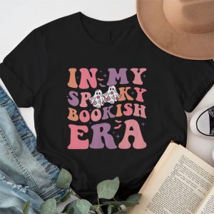 In My Spooky Boooookish Era Ghost Reading Books Halloween T Shirt 1 4