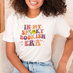 In My Spooky Boooookish Era Ghost Reading Books Halloween T Shirt 2 3