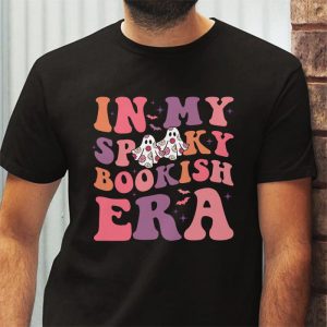 In My Spooky Boooookish Era Ghost Reading Books Halloween T Shirt 3 4