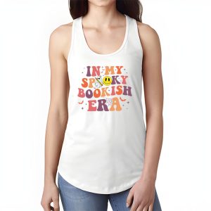 In My Spooky Boooookish Era Ghost Reading Books Halloween Tank Top 1 3